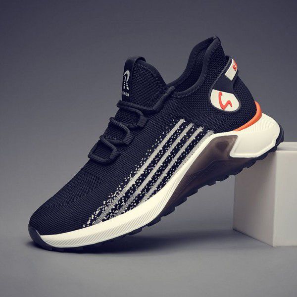 Summer New Mesh Sports Shoes Fashion Casual Shoes Thick Sole Inner Elevated Dad's Shoes 