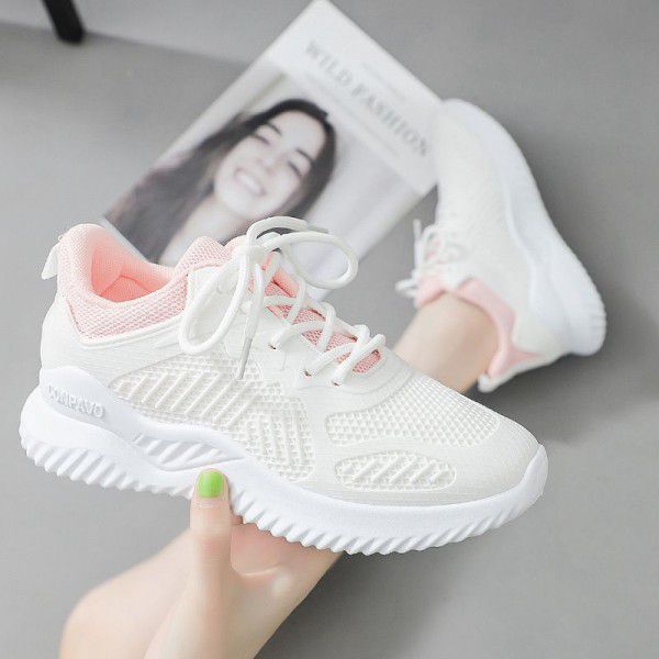 Spring and Summer New Sports Women's Shoes Running Shoes Versatile Casual Single Mesh Shoes for Women 