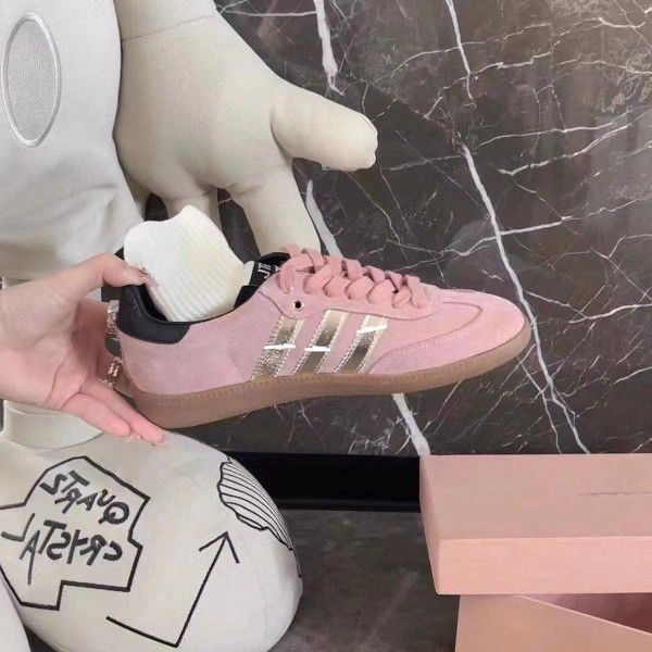 Genuine leather small white shoes for women, retro casual sports board shoes, German training shoes for women 