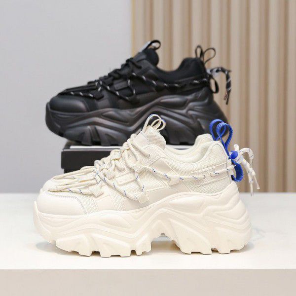 Spring New Product Thick Sole Heightened Dad's Sho...