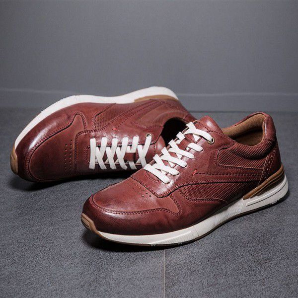 Winter sports Shoes Running Shoes Leather Surface Outdoor Lacing Casual 