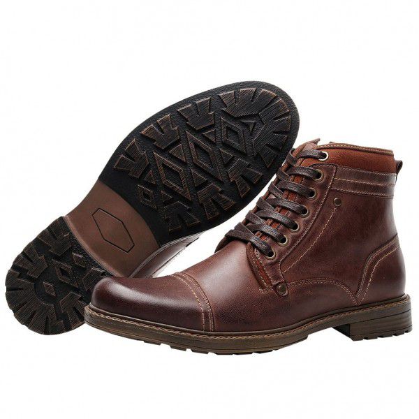 Genuine leather men's Martin boots British fashion men's boots 