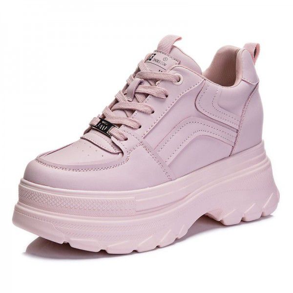 Little White Shoes Women's Matsuda Sole New Single Shoes Popular Thick Sole Small Inner Height Casual Shoes Children 